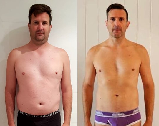 Josh Leys before and after transformation